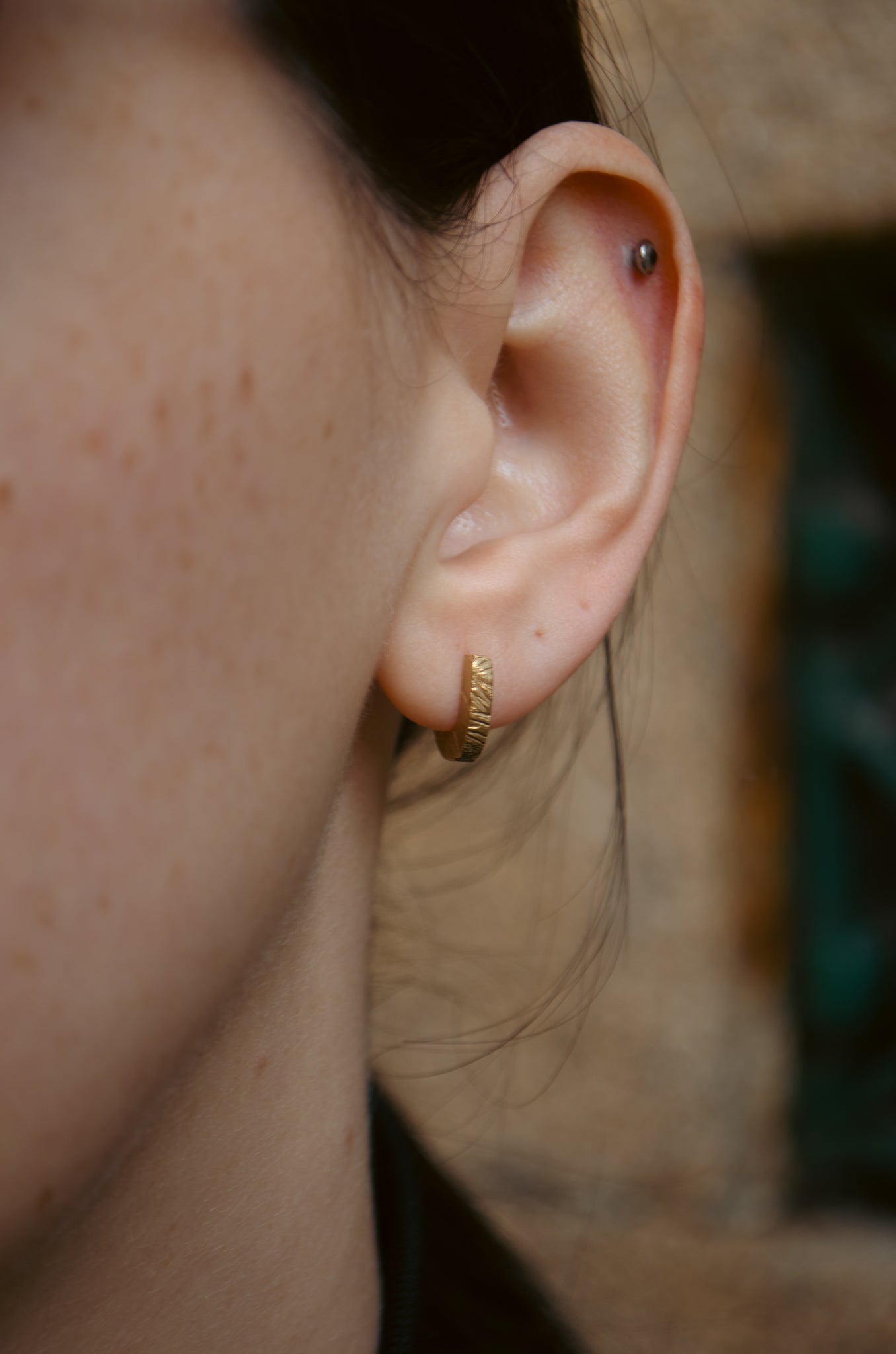 Terra Cotta mini earrings