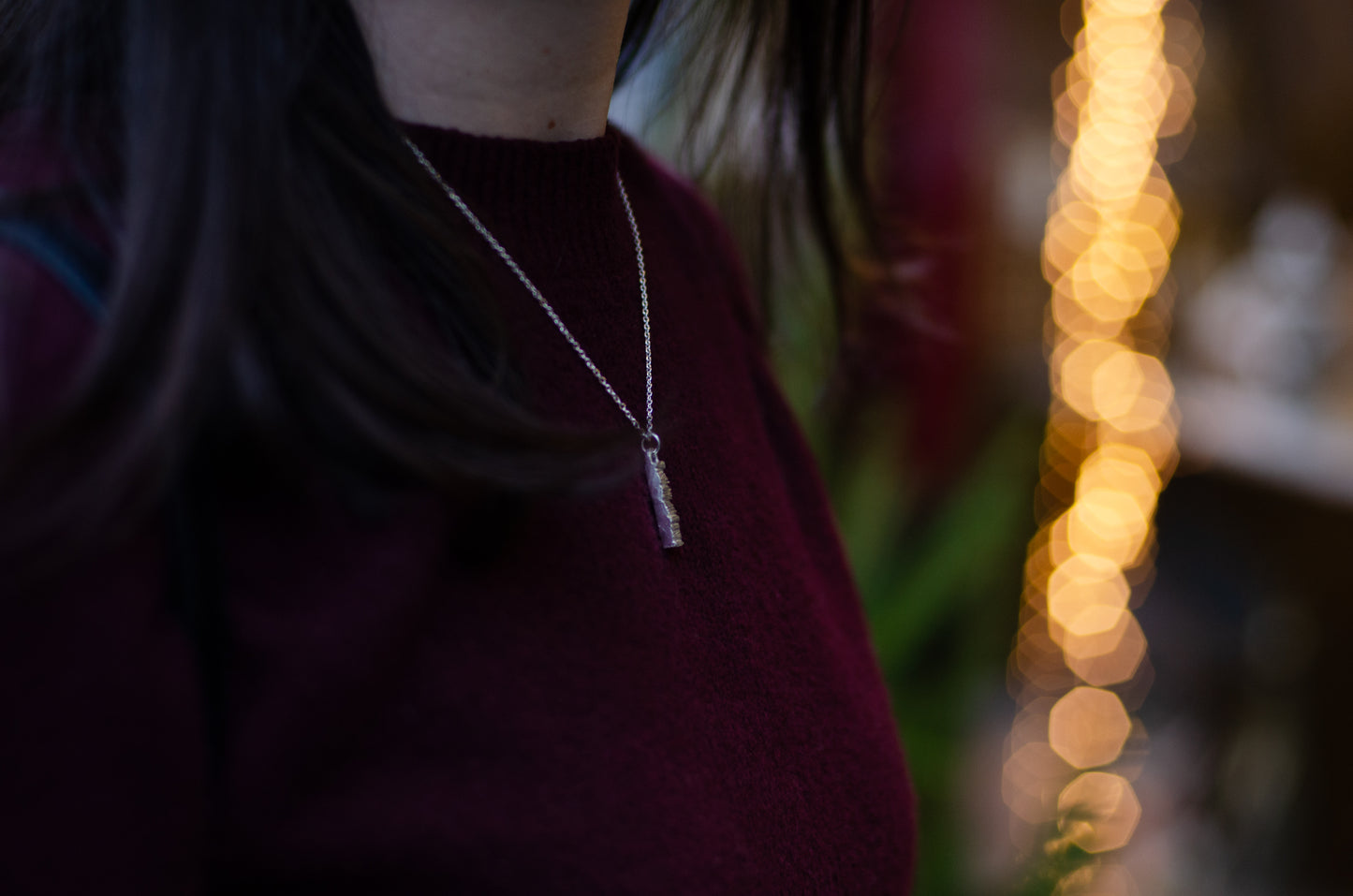 Terra rough maxi necklace