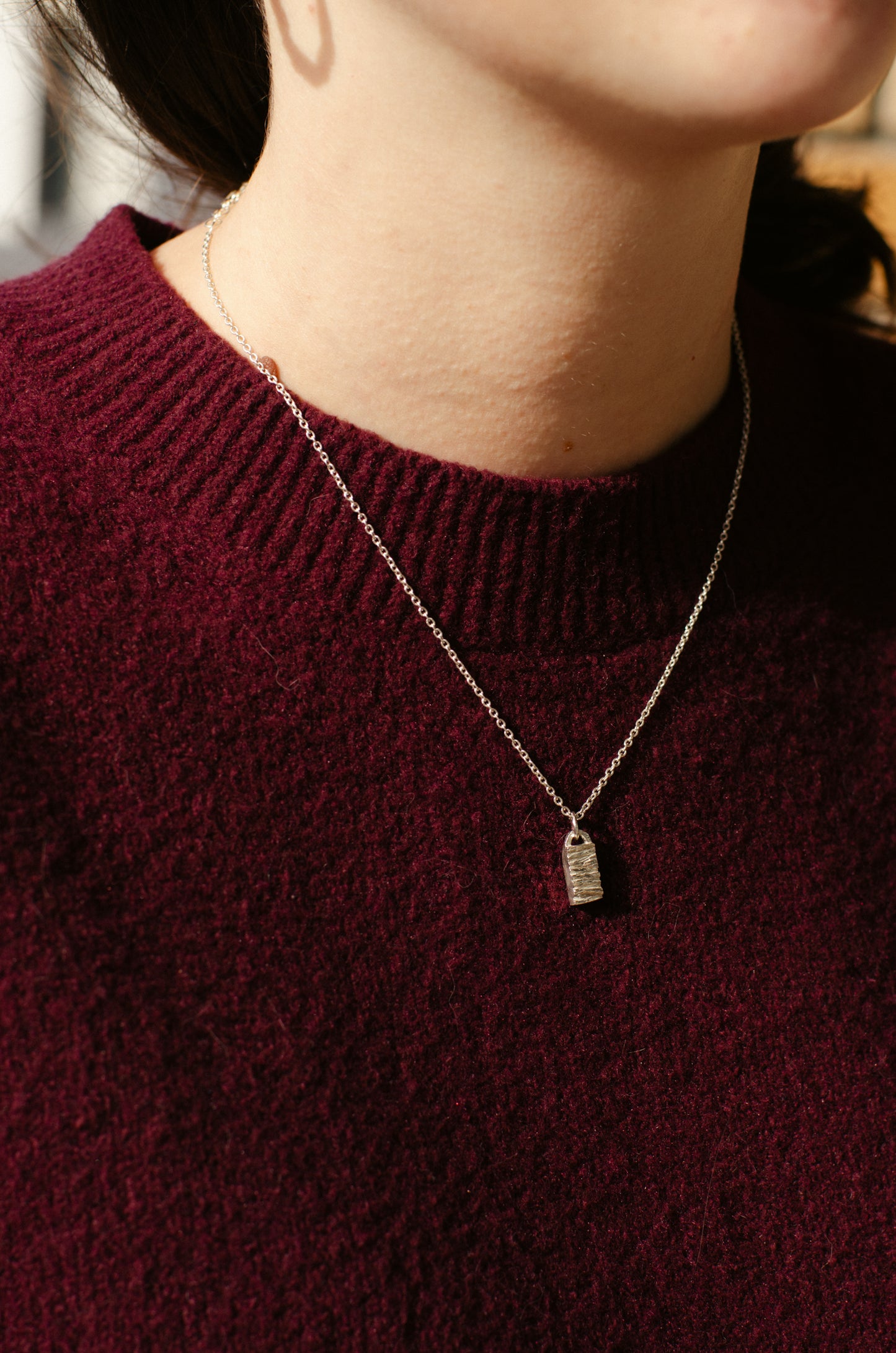Terra rough mini necklace