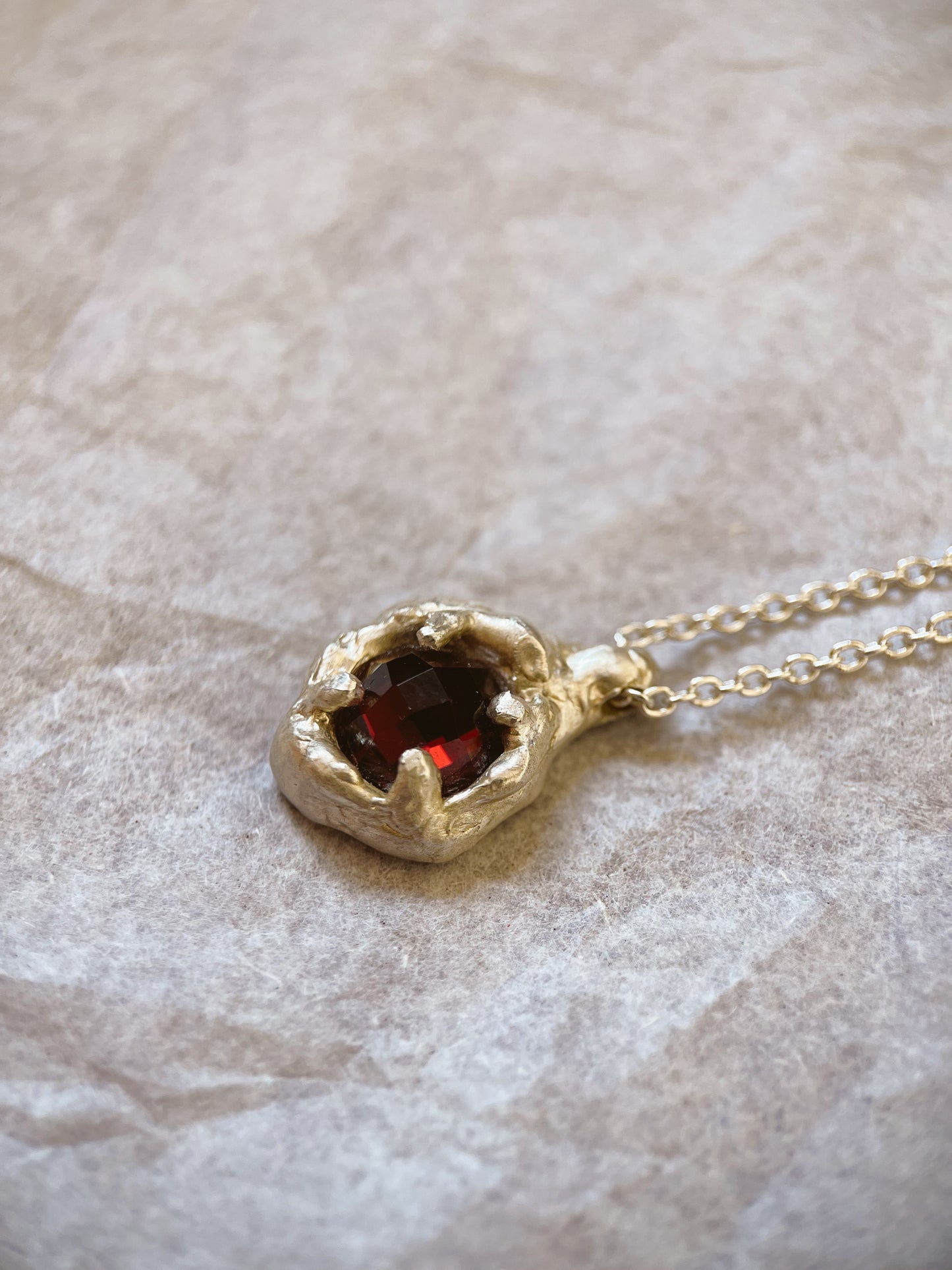 Garnet Garden necklace