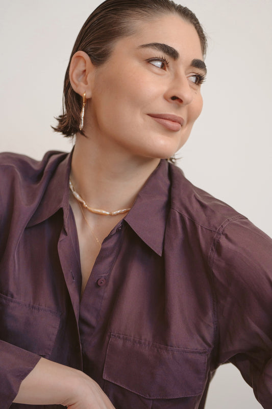 Golden tide earrings