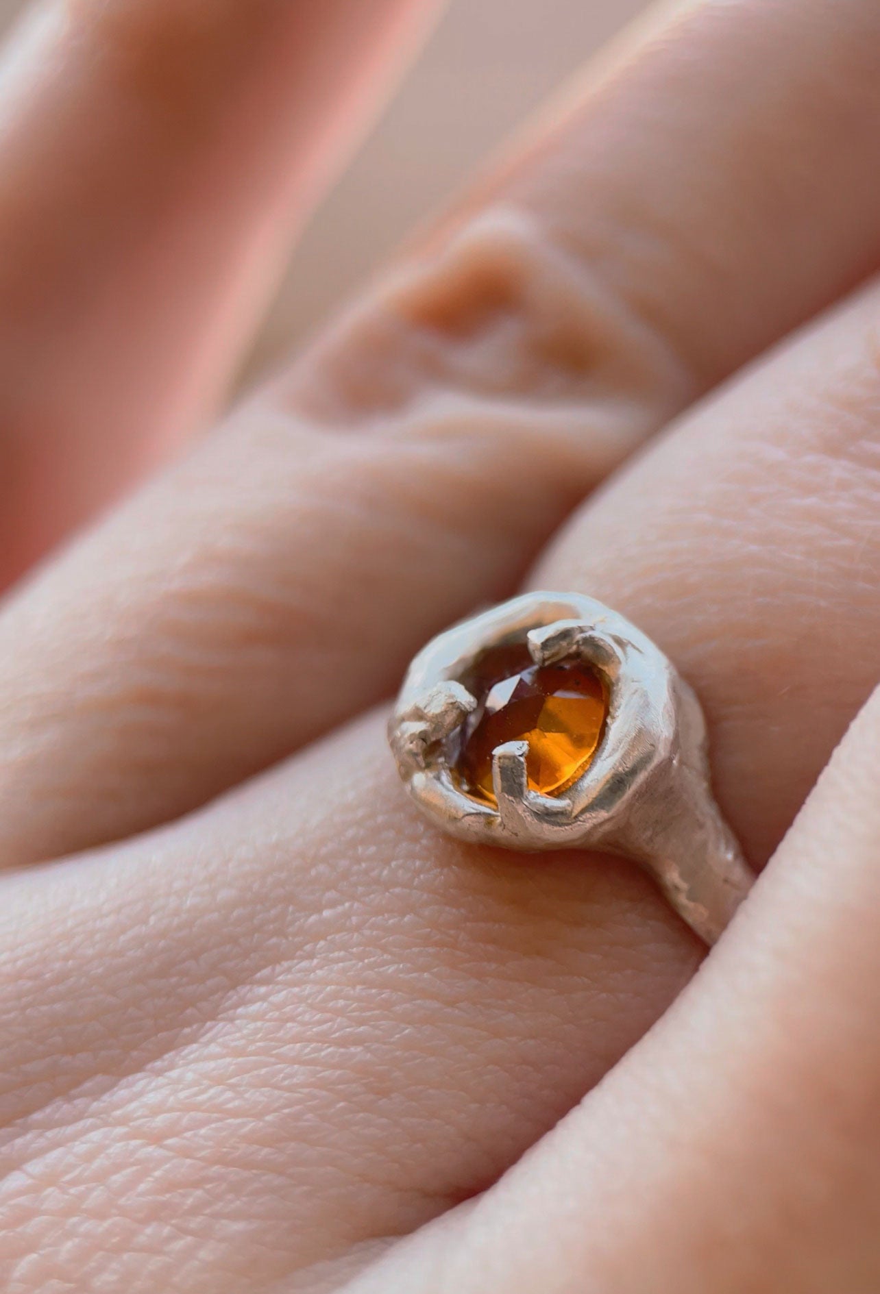 Anillo Citrine