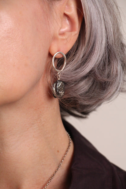 Ohrringe Schwarze Welle