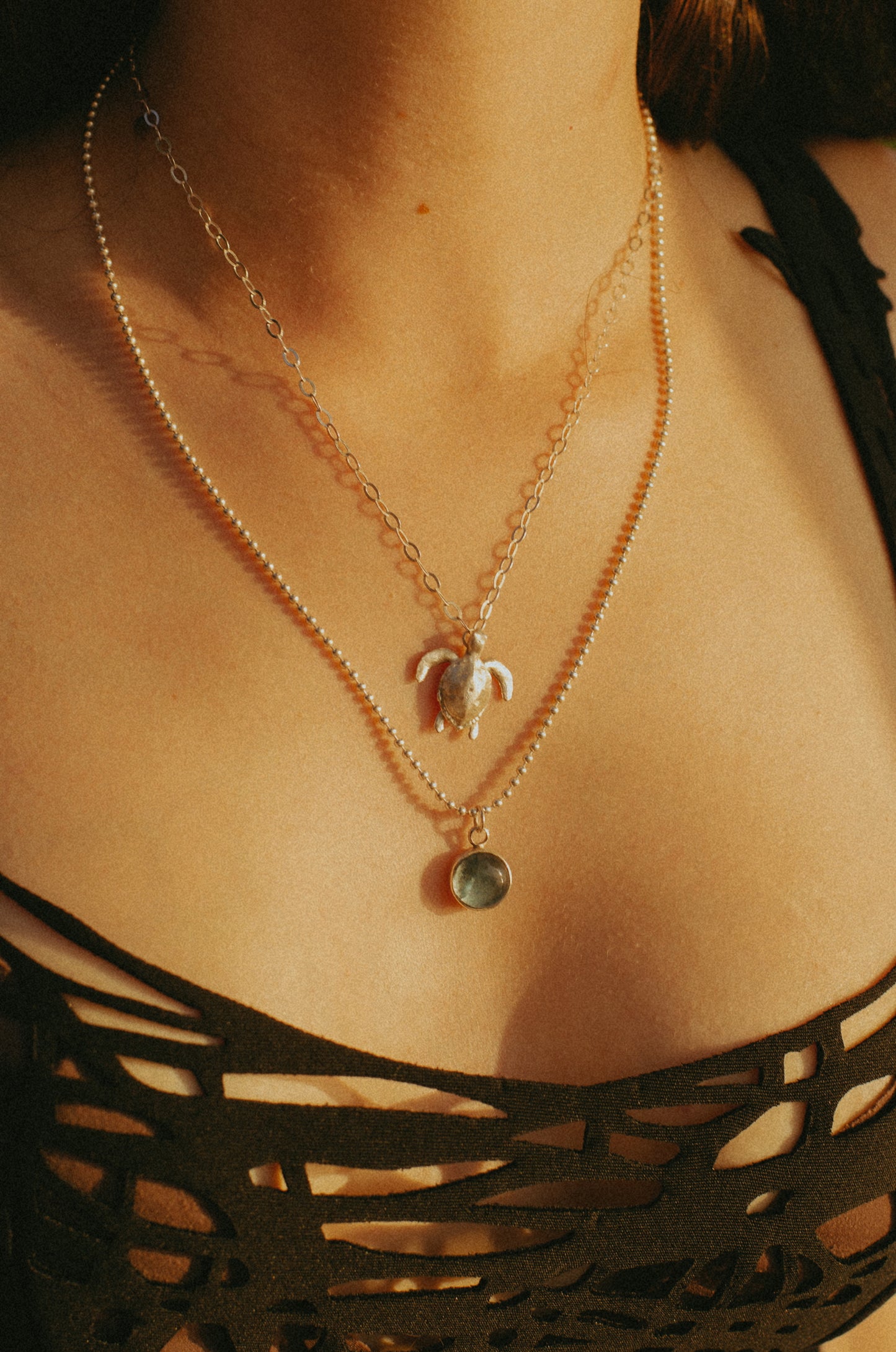 Blue eye necklace