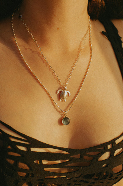 Blue eye necklace