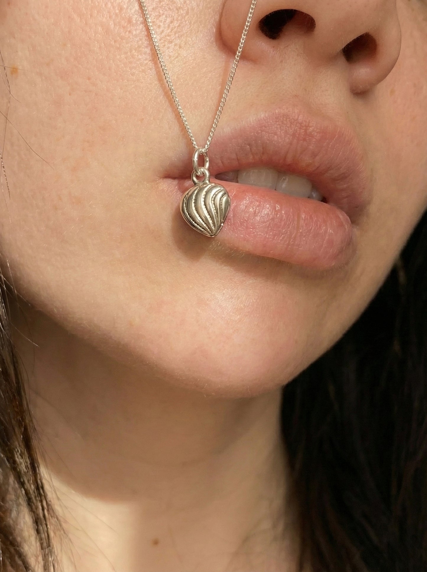 Abstract Heart Pendentif