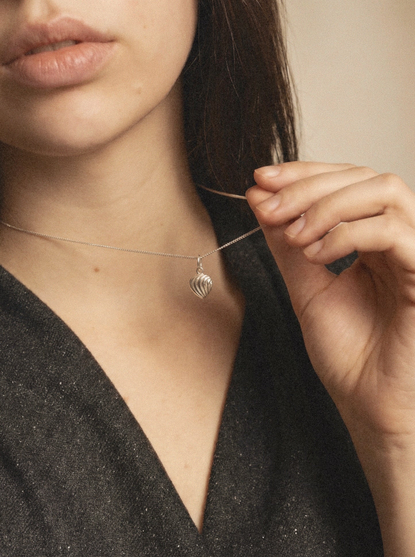 Abstract Heart Pendentif