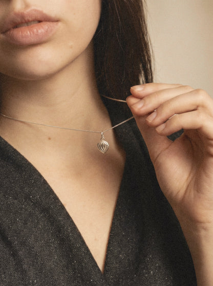 Abstract Heart Pendentif