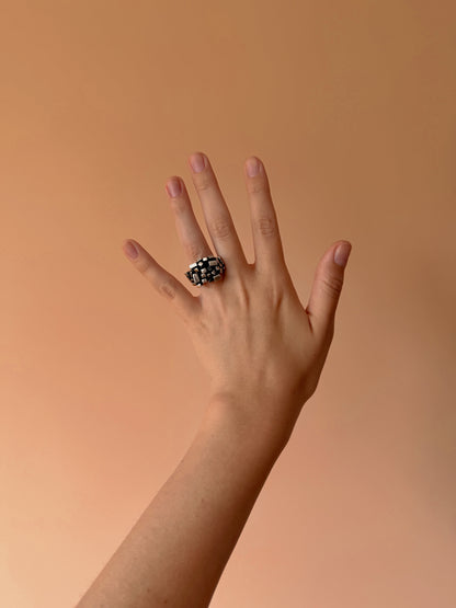 Basalt Blocks Rings