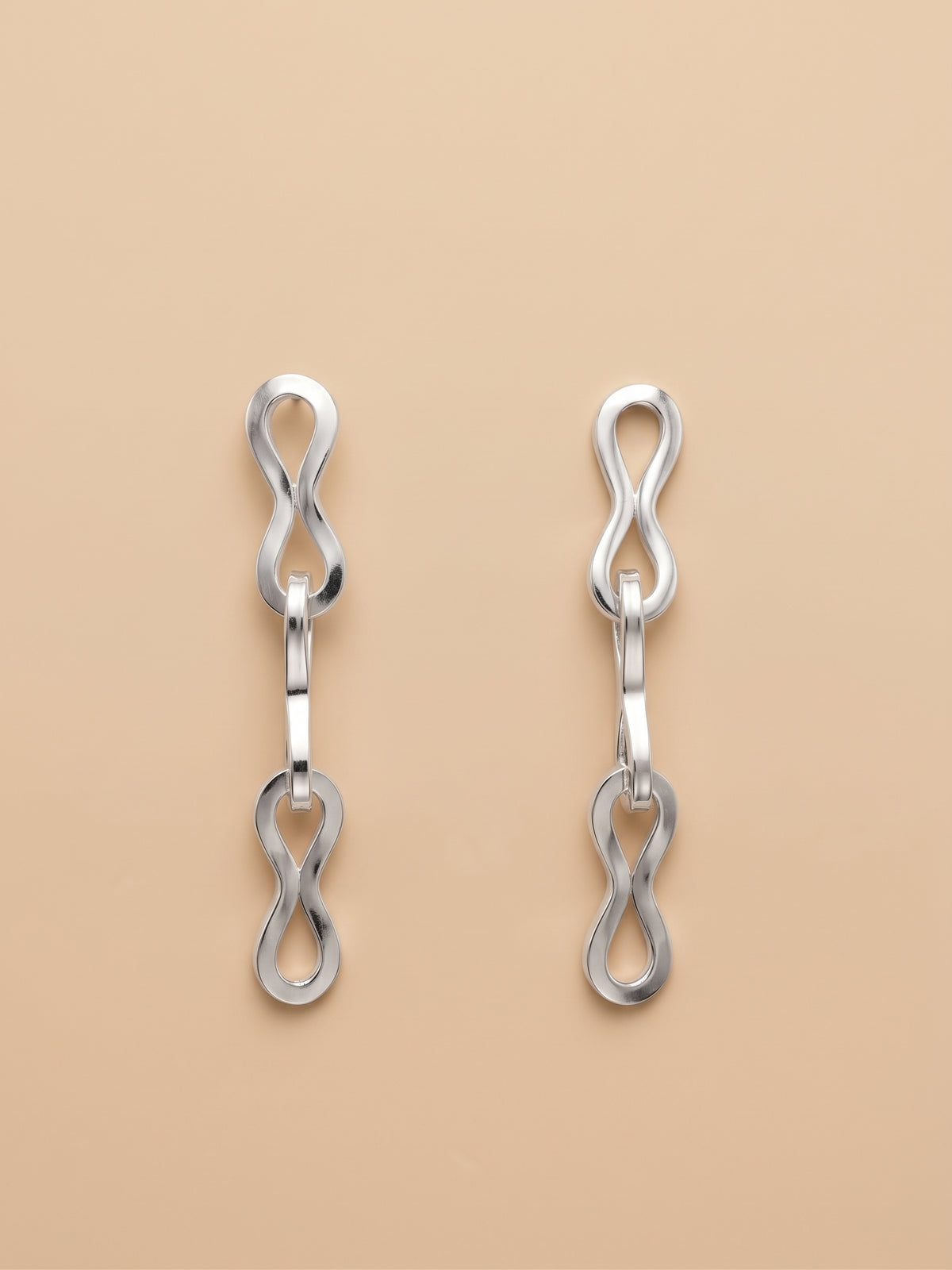 Infinity Chain Earrings