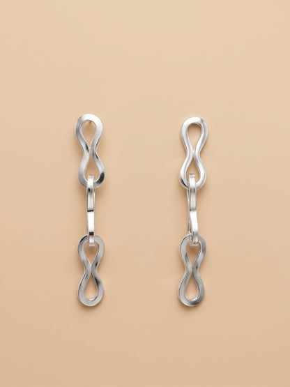 Infinity Chain Earrings