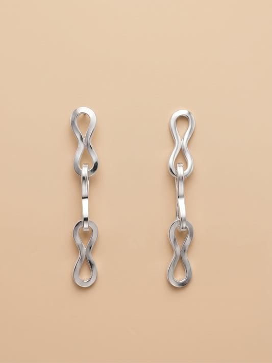 Infinity Chain Earrings