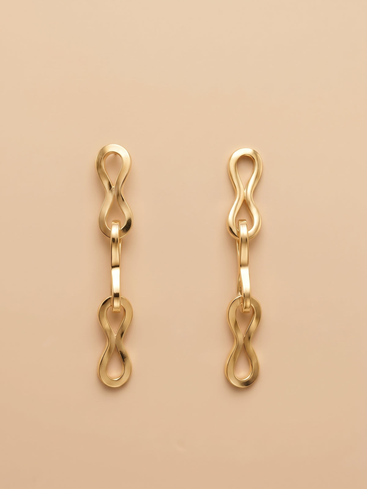 Infinity Chain Earrings