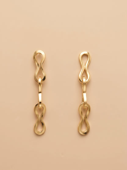 Infinity Chain Earrings