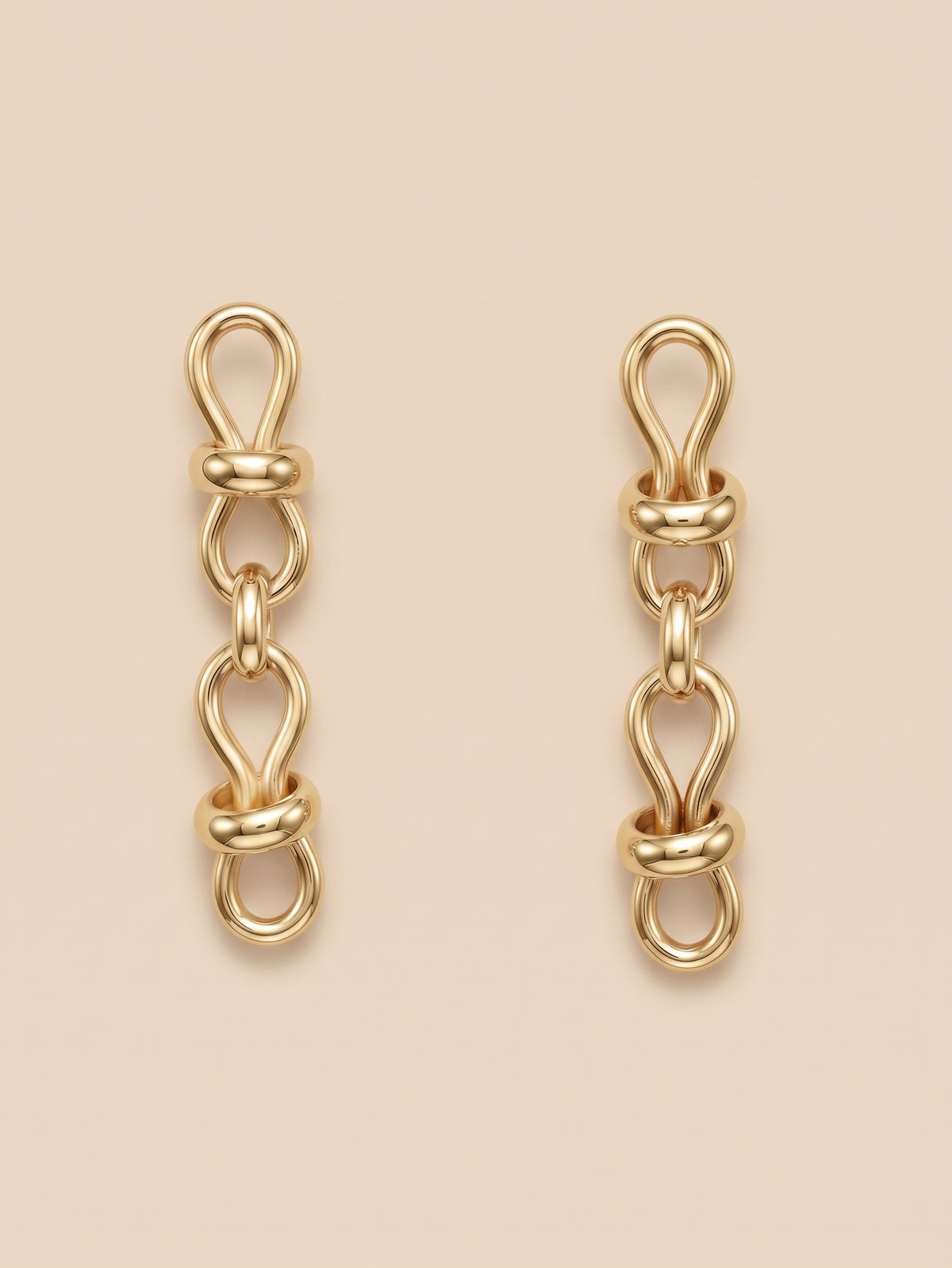 Interlock Chain Earrings