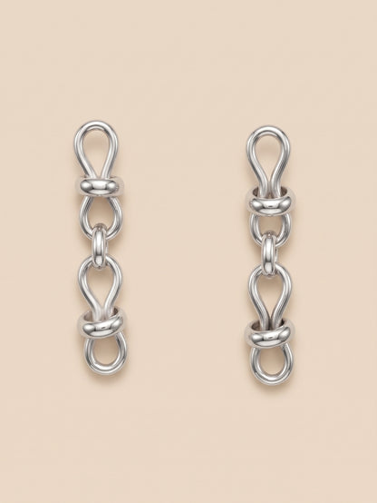 Interlock Chain Earrings