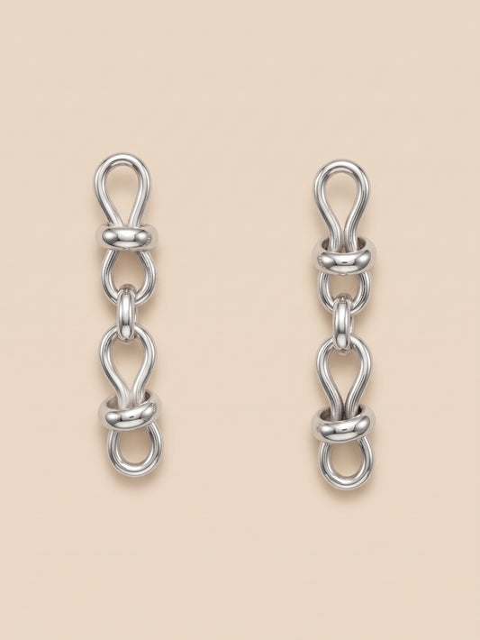 Interlock Chain Earrings