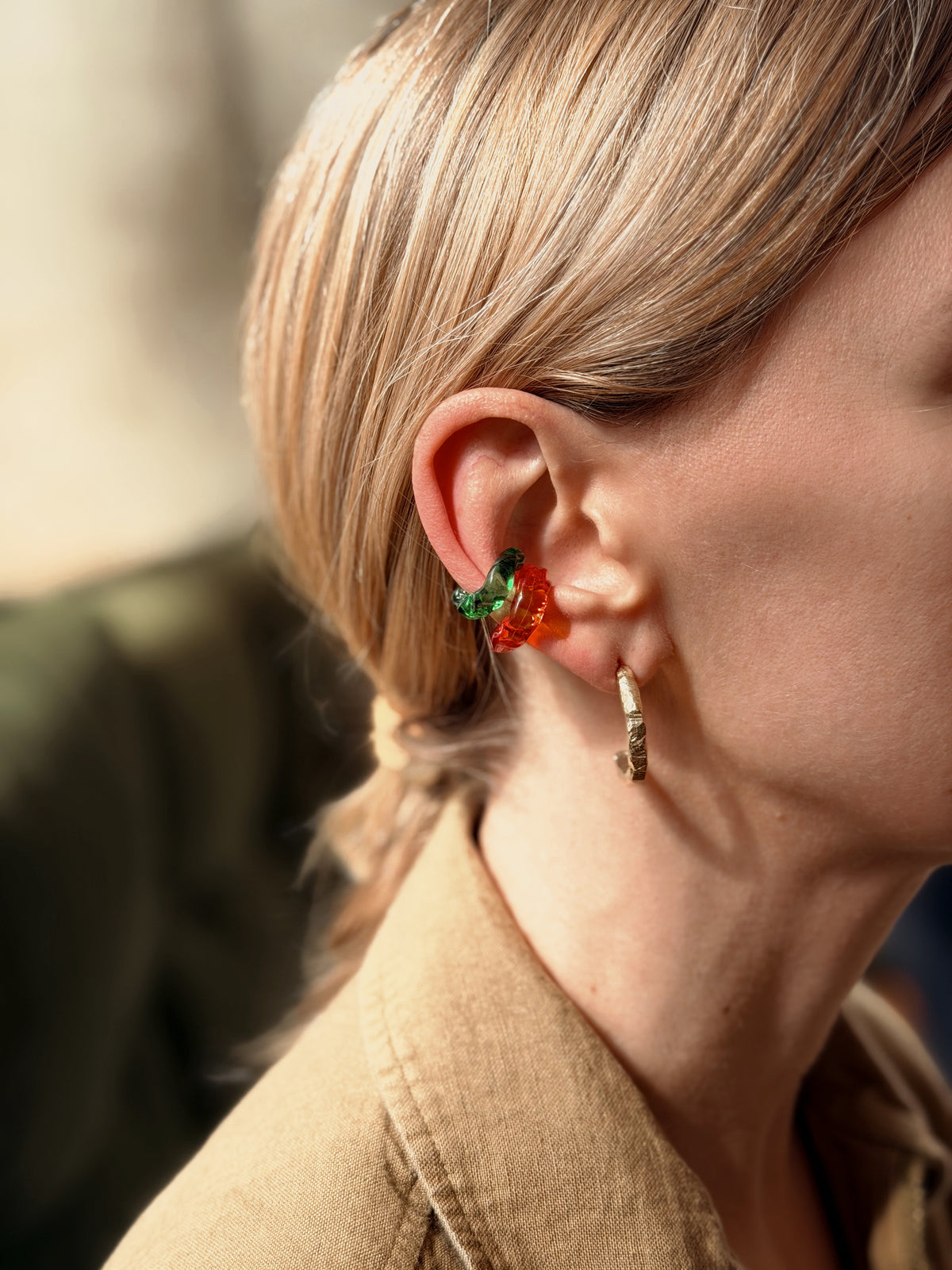 Murano Glass Ear Cuff