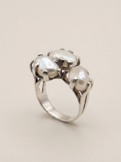Pearls Cluster Anello