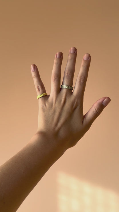 Anillo Terra Rough